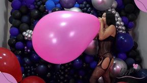 The Neon Challenge: Blow to Popping the Massive Pink Pic Pic 24 - 4K
