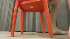 plastic chair crush