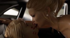 Car Sex with a Voluptuous 3D Stepmom