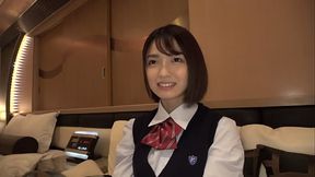 【圧倒的美女】【清純派】クラスの男子があこがれる可憐な女子●生がお金欲しさにオジサンと生ハメ #制服 #スレンダー #清楚 #ショートカット #実は1●歳【われめちゃん/めい(1●)/#008】