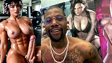Sweaty Buff Ass Beef Cake Transgender Girl Jerking Off And Cumming All over Herself At The Gym, AI Generated