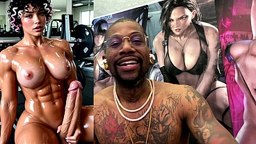Sweaty Buff Ass Beef Cake Transgender Girl Jerking Off And Cumming All over Herself At The Gym, AI Generated