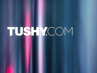 TUSHY Feisty Redhead Audrey Reid Puts Her Stud To The Test In Vehement Outdoor Anal Adventure