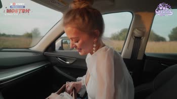 Owl Stal's Blonde Blowjob in a Taxi