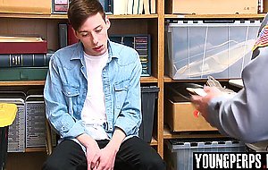 Straight teen threatened by LP Officer and anal fucked