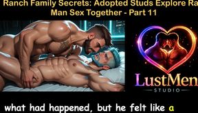 English Audio Gay Sex Story - Ranch Line Secrets: Adopted Studs Explore Raw Man Sex Together - Part 11