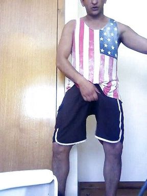 A *** cleans the house very horny and with a big dick