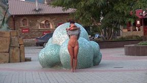 Public nudity caught on camera