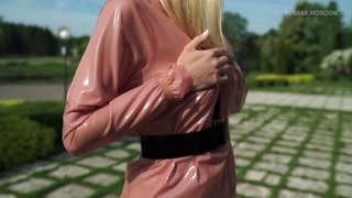 katerina piglet latex on public