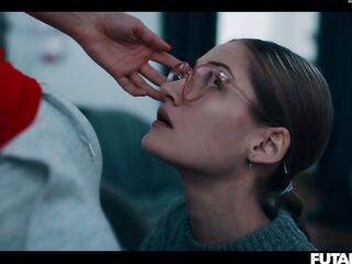 Futanari Lesbo Stepsisters - Transsexual Tranny Bangs & Creampies Nerdy Golden-haired Cutie