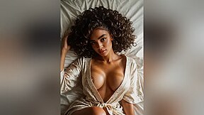 Golden hour whispers, silk undone… *arch back, legs splayed* Let me show you how the light plays on my curves ☀️