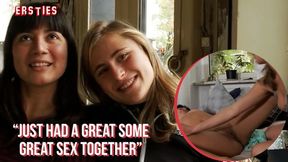 Sultry Lesbians Mona & Lindsey Engage in Steamy Makeout Session