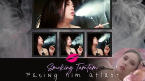 Facing him Atlast