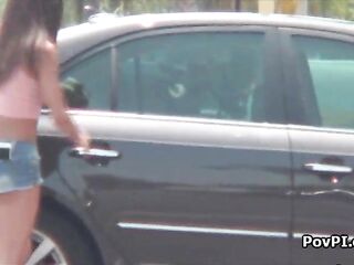 Banging angel after picking her up