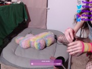 Cute ravebunny gets stretched out Stream VOD