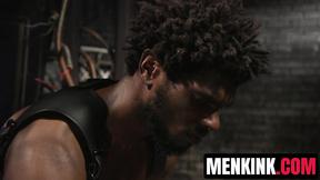 ”Jeremy Spreadums bound & tightened by officer Devin Trezs big cock”