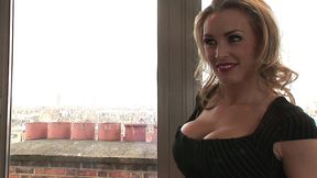 blonde milf with big boobs tanya tate sucks and fucks in lingerie