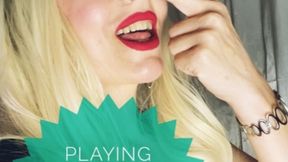 Playing with my pretty nose MOV