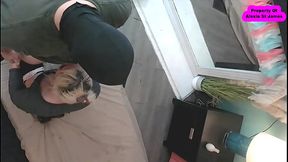 Discreet married hairy man