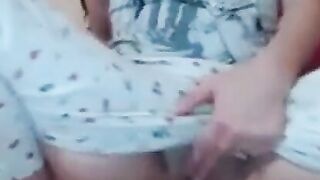 Amateur Babe's Sensual Vibrator Orgasm Live Cam Show