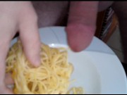 Spaghetti mit Sahne Sauce