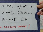 Converts a binary number to a decimal number.[JapanMath](job)
