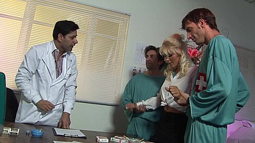 Kathy Anderson Gets Gang Banged By The Doctors