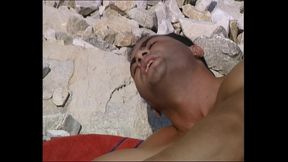 A Busty Horny MILF Get Fuck on the Beach by a Stranger