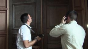 two d. female ghosts take two ghost hunters cocks in their asses for great group anal and dp ending with cum sharing facial