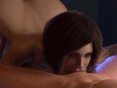 Stepson Fucks Stepmom In Bed, Husband Dozes Off Next To Them