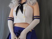 Kigurumi Kashima in shimakaze uniform