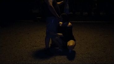 He cum on my face in the park