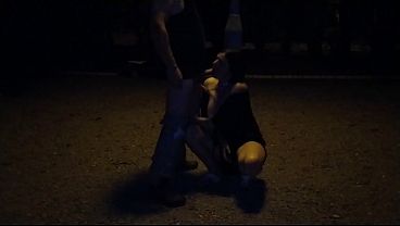 He cum on my face in the park