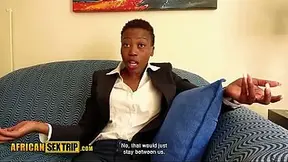 Unstaged Black Model RAMMED HARD By Big White Cock Pervy Tourist