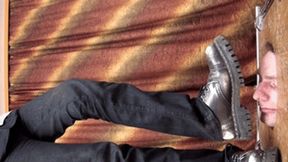 She loves to crush floor-faces using Doc Martens shoes (part 4 of 5), flo303x 1080p