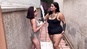 Sexy Brazilian MATURE gets picked up and taken to abandoned house for frenzied sex