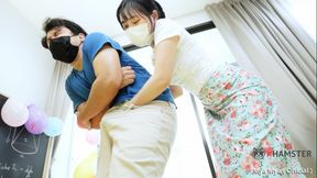 Cute Myanmar teen teacher gets fucked hard in doggy style