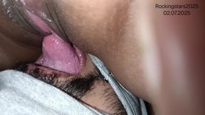 BHABHI KI RASILI CHUT KO MAZE SE CHATA