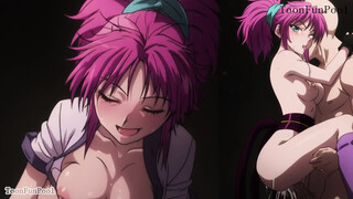 Machi Komacine Ample Titties Inhale Job from hunter x hunter by toonfunpool
