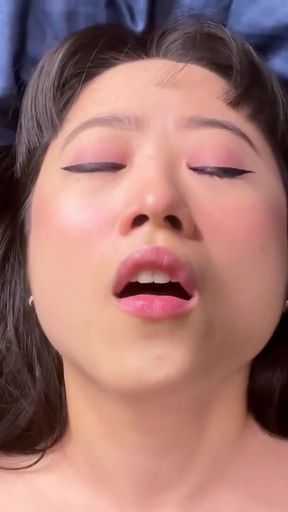 POV Asian Babe has Intense Beautiful Agony Orgasm -ASMR   Clip 2