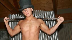 Tommy D and Pierce: mostly solo Christmas orgasms