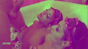 Passionate Group Sex Night with Kat Lee and Kit Lee Featuring Hardcore Action in the