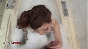 Rei Mizuna Bath Blowjob