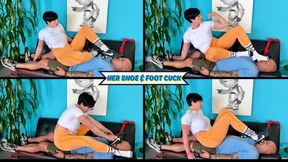 Cucked By Rapture's Feet - Goddess Rapture Makes Her BF Service Her Sneakers and Feet While Breaking Up with Him and Uisng Him as Practice For Her Mew BF - UltraHD (WMV)