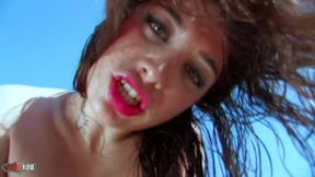 amazing spanish pornstar carla cruz fucking at the beach