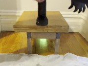 CAGED COCK cum denial RELEASING THE PRESSURE AFTER 3 WEEKS IN CAGE prostate milking