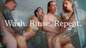 Wash. Rinse. Repeat. - A Sexy Shower 4sum!