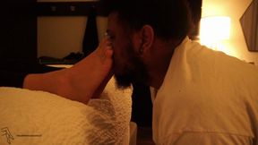 NIGHTTIME TOE SUCKING
