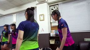 Wild Table Tennis Club Orgy with Mizuki, Koharu, Tsubomi & Rion
