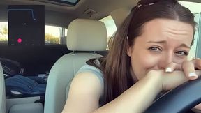 Cumming Embarassingly Hard In A Starbucks Drive Thru LUSH CONTROL PART 2, featuring  Nadia Foxx